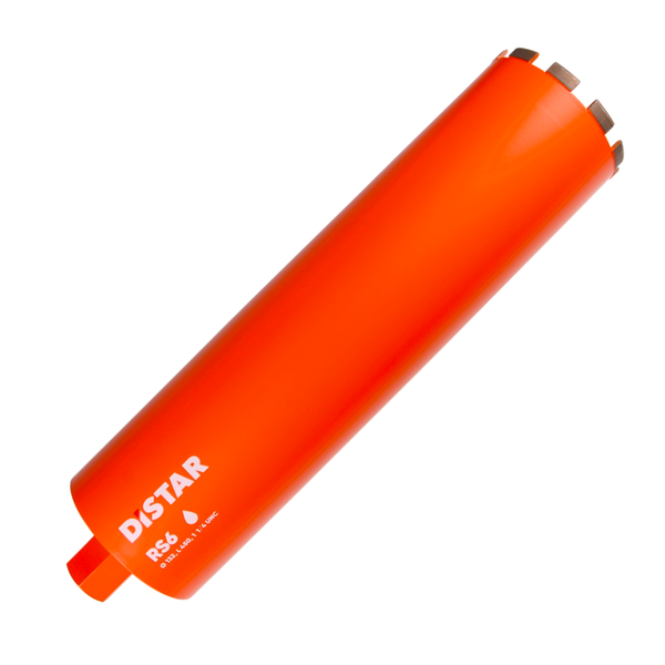 Качественное алмазное сверло Distar DDS-W 132X450X1 1/4 UNC RS6 : &empty; 130мм х 450мм, бетон армированный 10170085216 фото