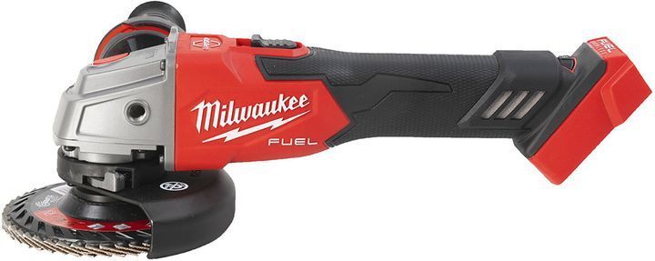 Шлифмашина угловая аккумуляторная MILWAUKEE M18 FSAGV125XB-0X (18В/каркас/кейс) 4933478436 фото