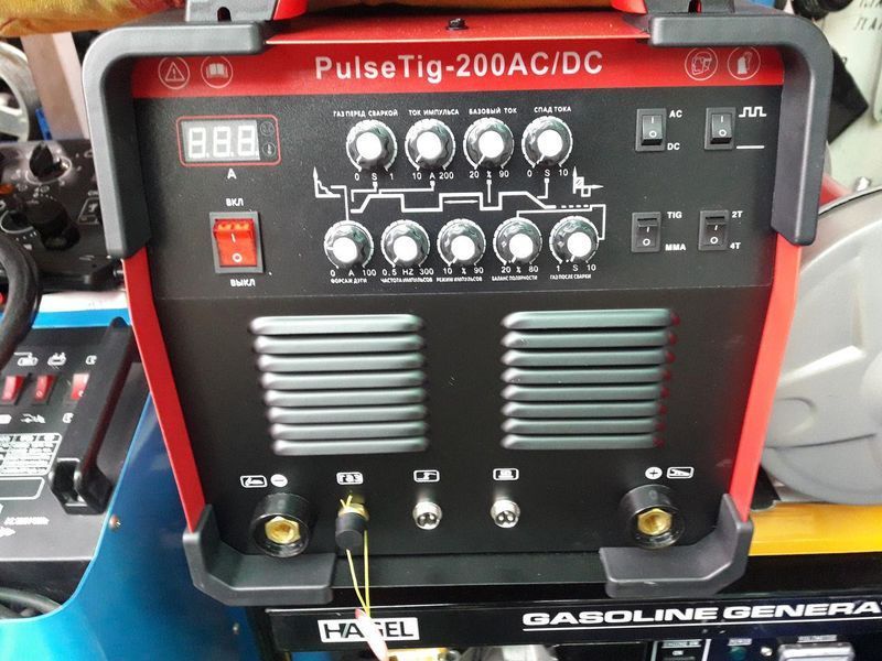 Апарат аргонодугового зварювання, режими ММА/TIG, Edon PulseTig 200AC/DC PulseTig 200AC/DC фото