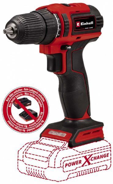 Аккумуляторный бесщеточный шуруповерт Einhell TE-CD 18/40 Li BL Solo: 18V (аккум 2.5 ампера и зарядка) 4513997, 4512097 фото