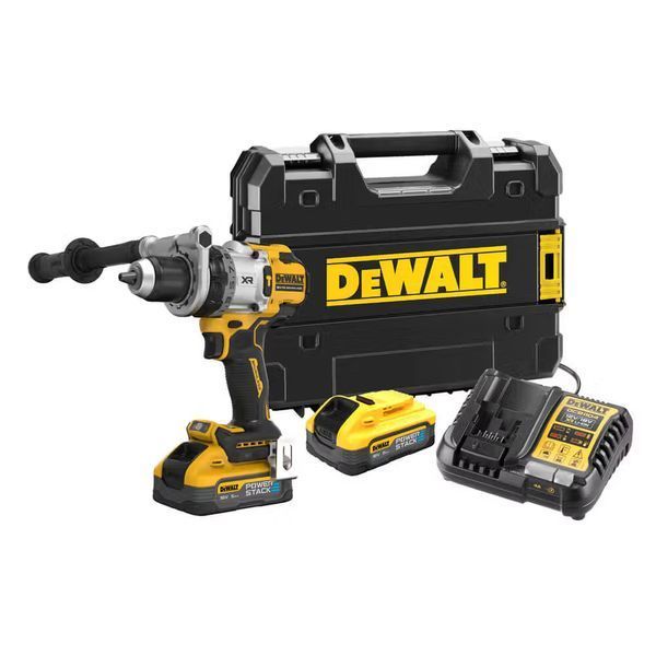 Шуруповерт аккумуляторный DEWALT DCD1007H2T (2акум.18В 5Ач/зарядный/кейс/169Нм) DCD1007H2T фото