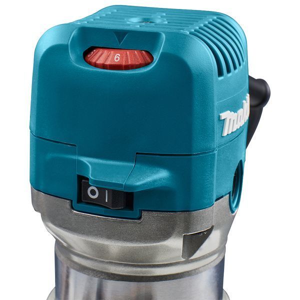 Профессиональный электрический ручной столярный фрезер Makita RT0702CX2J : 710 Вт, 6-8 цанга RT0702CX2J фото
