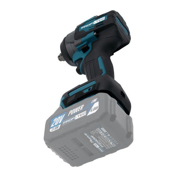 Аккумуляторный гайковерт PROFI-TEC PTW502 POWERLine: с АКБ 2шт-20V 4.0Ah,400 Нм (007030) 007030 фото
