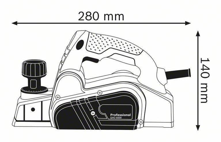 Рубанок електричний Bosch GHO 6500 (0601596000) 0601596000 фото