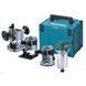 Профессиональный электрический ручной столярный фрезер Makita RT0702CX2J : 710 Вт, 6-8 цанга RT0702CX2J фото 1