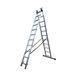 Лестница алюминиевая трёхсекционная GTM KME311 3x11 ступенек 2.99-7.31м (39948) 39948 фото 2