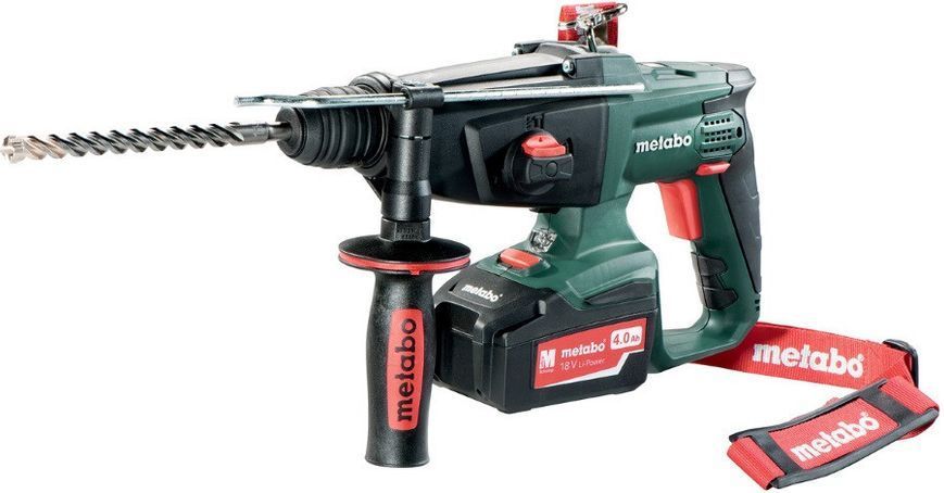 Мощный аккумуляторный перфоратор Metabo KHA 18 LTX: 2.2 Дж, 18В акум 2ампера и зарядка (600210890) 600210890 набір фото