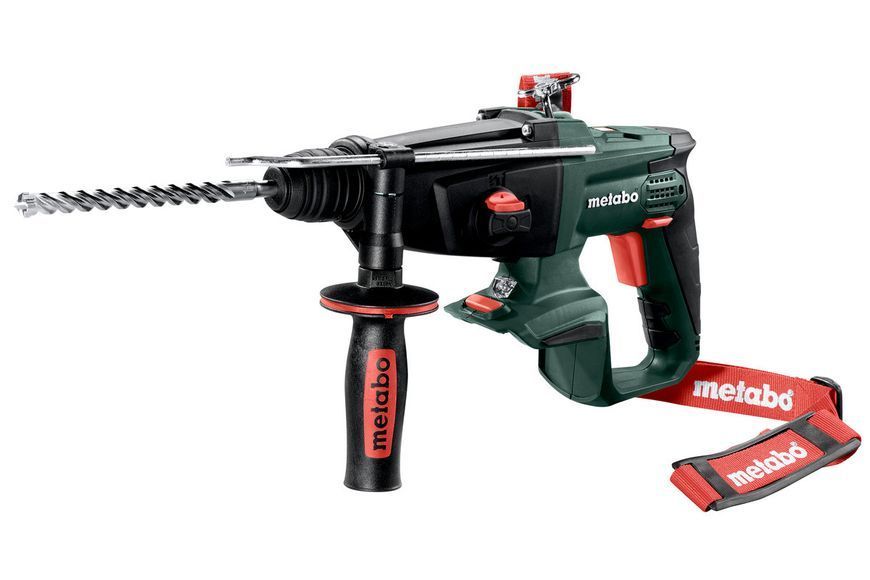 Мощный аккумуляторный перфоратор Metabo KHA 18 LTX: 2.2 Дж, 18В акум 2ампера и зарядка (600210890) 600210890 набір фото