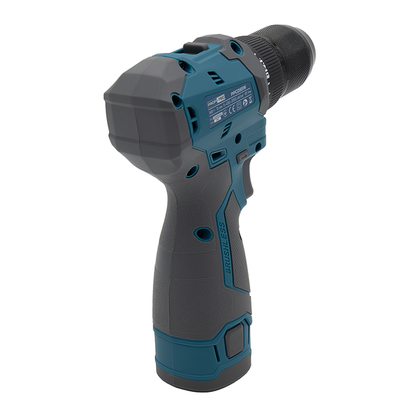Акумуляторний шуруповерт 55 Нм PROFI-TEC PPCD5516 (2&times;акумулятора(2.0 Аг), зарядние, кейс)) 007152 фото