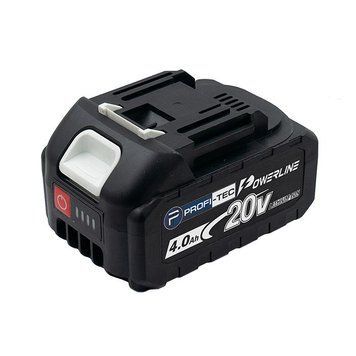 Акумуляторна батарея PROFI-TEC PT2040 POWERLine : 20 V, 4.0 Аh, з індикатором заряду 005702 фото