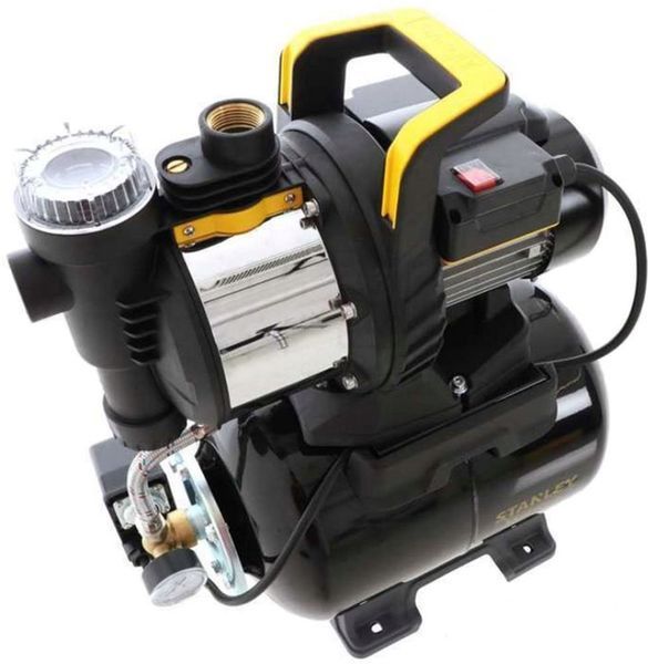 Бытовая насосная станция STANLEY SXGP900XFBE : 0.9 кВт., 3300 л/час, гидрофор для дома и дачи SXGP900XFBE фото