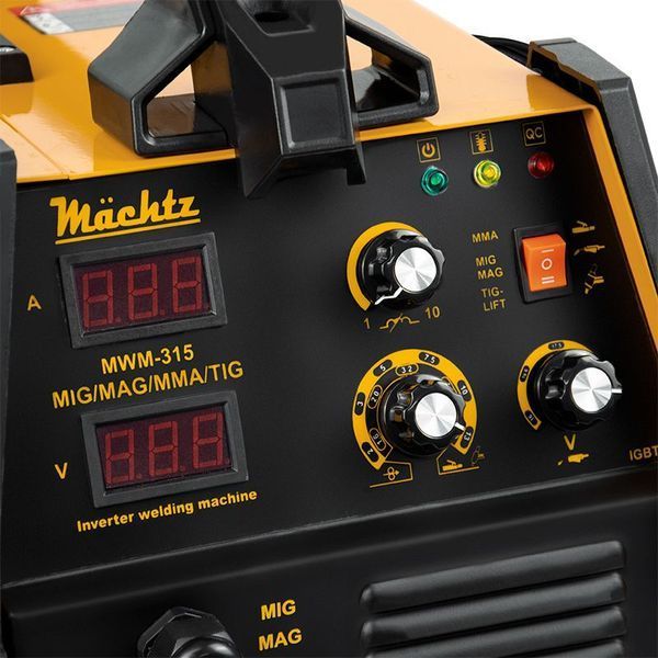 Зварювальний напівавтомат M&auml;chtz MWM-315 MIG/MAG/MMA/TIG (11049): Потужність - 7 кВт; струм 20&ndash;170 А 11049 фото