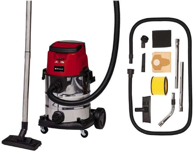 Професійний акумуляторний промисловий пилосос Einhell TC-VC 36/25 Li S - Solo : без АКБ 18V, 25л, 150 мБар 2347170 фото