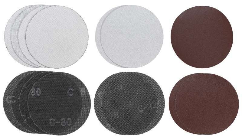 Абразивные круги для TE-DW 180 (15 шт. 10 шт. - Р80, 5 шт. - Р120) kwb 490965 490965 фото