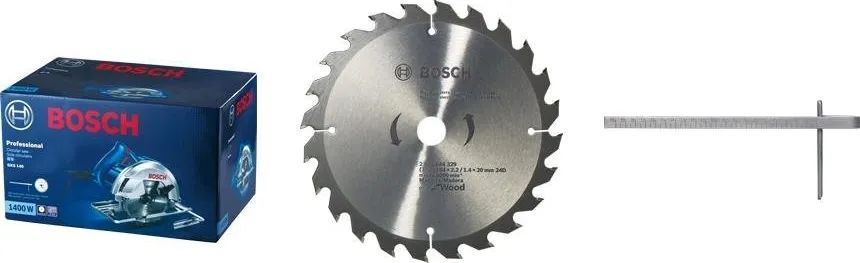 Професійна дискова пила Bosch GKS 140 : 1400 Вт, диск 184 мм (06016B3020) 06016B3020 фото