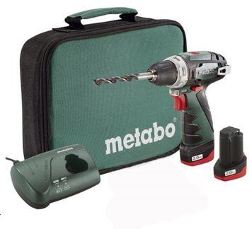 Акумуляторний шуруповерт Metabo PowerMaxx BS Basic 2х2,0 Ач в сумці (600079550) 600079550 фото