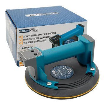 Акумуляторна вакуумна присоска PROFI-TEC HoldPro 150 : з АКБ 3.7V 1.5 Ah + ЗП (007062) 007062 фото