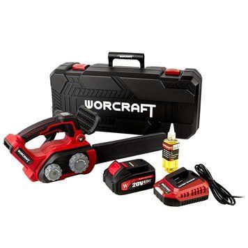 Акумуляторна безщіткова пила ланцюгова WORCRAFT CGC-S20LiBAM (305 мм/Плавный пуск/ автозмазка) 13318 фото