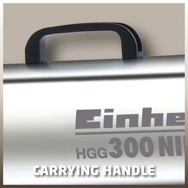 Акумуляторний обігрівач газовий Einhell HGG 300 Niro : без АКБ, 30 кВт 2330910 фото