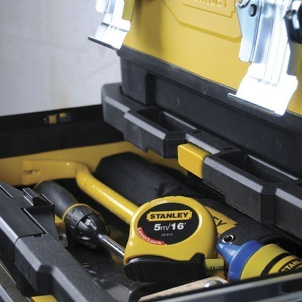 Профессиональный ящик металлопластмассовый Rolling Workshop STANLEY 1-95-621: на колесах 1-95-621 фото