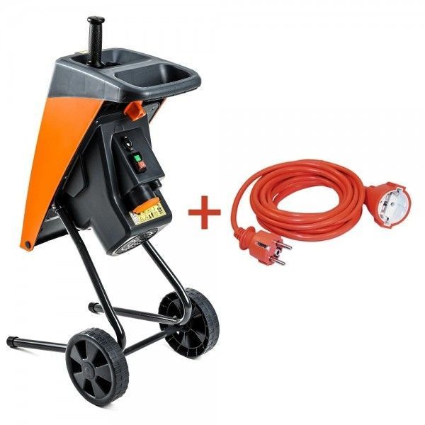 Садовый измельчитель электрический GTM DS2500/40 KIT (83870) + удлинитель 10м. 83870 фото