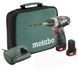 Аккумуляторный шуруповерт Metabo PowerMaxx BS Basic 2х2,0 Ач в сумке (600079550) 600079550 фото 1