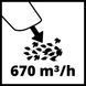 Якісна повітродувка акумуляторна Einhell GP-LB 18/200 Li E-Solo : без АКБ, 18000 об/хв, 200 км/год, вага 2.16 кг 3433555 фото 7