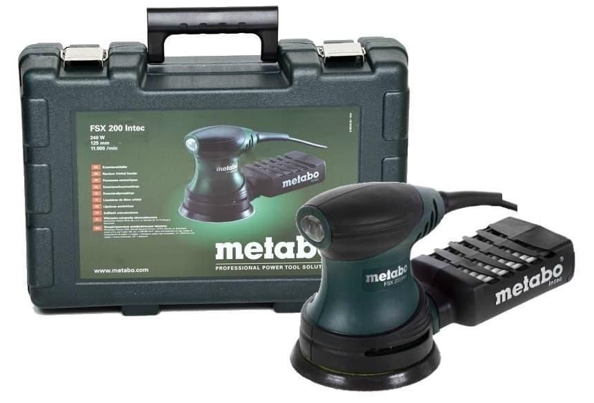 Эксцентриковая шлифмашина Metabo FSX 200 Intec (609225500) 609225500 фото