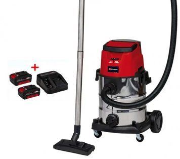 Профессиональный аккумуляторный промышленный пылесос Einhell TC-VC 36/25 Li S-Solo: c АКБ 18V 2 шт-2.5Ah 2347170 4512097 фото
