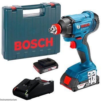 Профессиональный гайкокрут ударный аккумуляторный Bosch Professional GDX 180-LI: с АКБ 2шт-18V 2.0Ah, 180Нм 06019G5223 фото