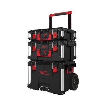 Профессиональный набор кейсов (3шт) MILWAUKEE PACKOUT (4932464244) 4932464244 фото