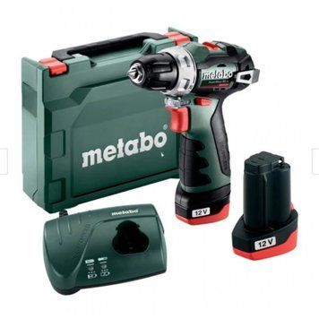 Акумуляторний шурупокрут Metabo PowerMaxx BS BL, 12 V / 2.0 Ah 601721500 фото