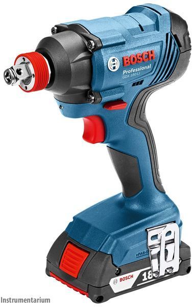 Профессиональный гайкокрут ударный аккумуляторный Bosch Professional GDX 180-LI: с АКБ 2шт-18V 2.0Ah, 180Нм 06019G5223 фото