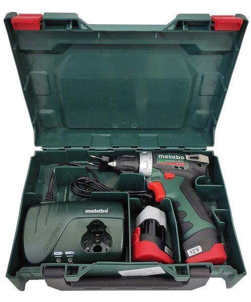 Аккумуляторный шуруповерт Metabo PowerMaxx BS BL, 12 V / 2.0 Ah 601721500 фото