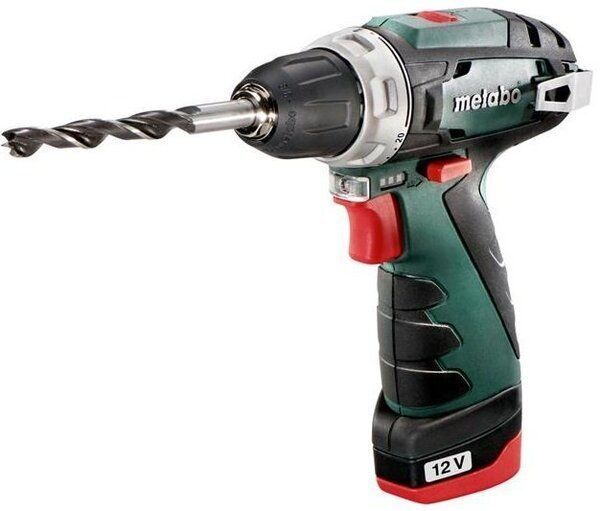 Аккумуляторный шуруповерт Metabo PowerMaxx BS BL, 12 V / 2.0 Ah 601721500 фото
