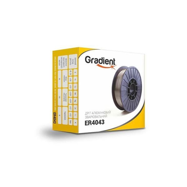 Зварювальний дріт алюмінієвий GRADIENT ER4043 &Oslash;0,8 мм (0,5 кг) AlSi5 ER4043 фото