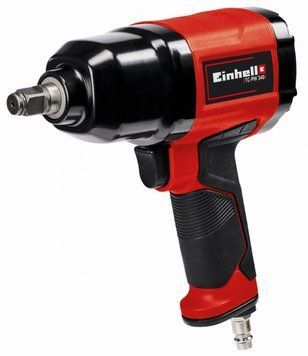 Професійний гайковерт пневматичний для автосервісу Einhell TC-PW 340 : 340 Hm, 142 л/хв, тиск 6.3 бар, пневмо гайковерт 4138950 фото