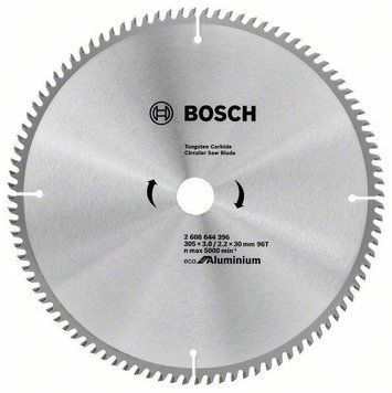 Диск пильный Bosch Eco for Aluminium 305x3,2x30-96T 2608644396 фото