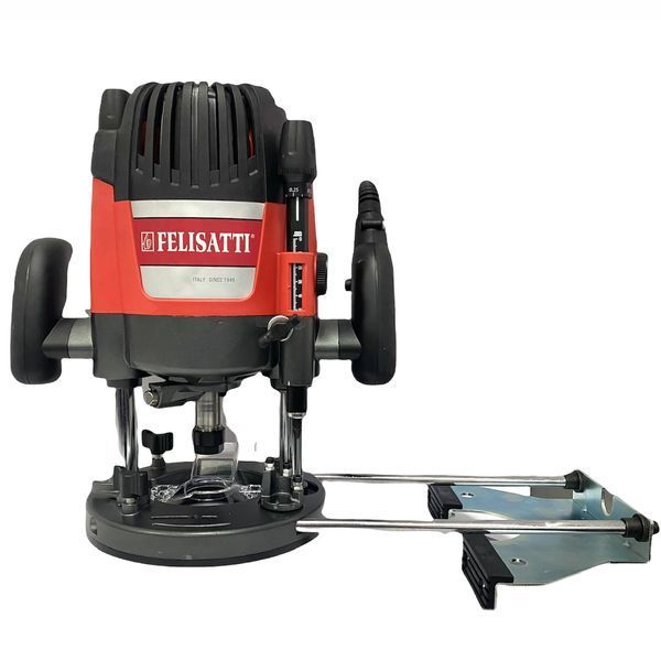 Мощный электрический ручной столярный фрезер FELISATTI ФМ-67/2200Е F61110: 2200 Вт, 8 и 12 цанга, 21000 об/мин F61110 фото