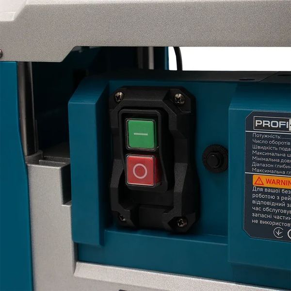 Электрический рейсмусовый станок для дерева PROFI-TEC PTP330 : 1600 Вт (006973) 006973 фото