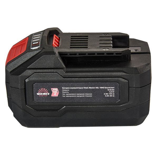 Батарея аккумуляторная Vitals Master ASL 1840 SmartLine+ (Емкость 4А.ч) 184456 фото