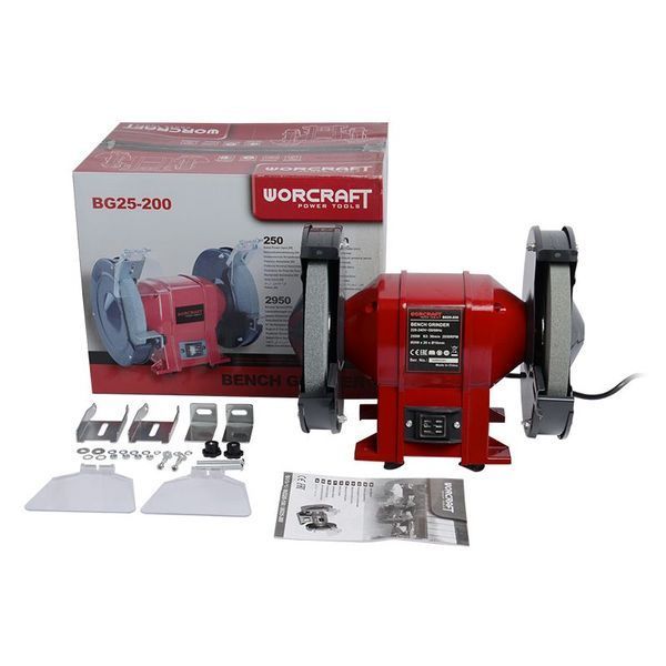 Станок заточный бесщеточный WORCRAFT BG25-200 (13032) мощность 250 Вт. 13032 фото