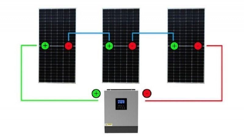 Солнечный фотоэлектрический инвертор OFF-GRID PGF OG-5500 MPPT 5.5KW + WiFi + аккумулятор Bass Polska AGM KOG-5500 фото