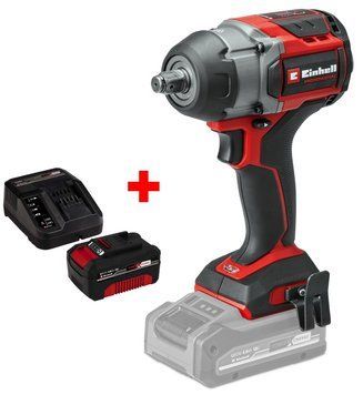 Ударний гайковерт акумуляторний Einhell Professional TP-CW 18/750-C Li BL-Solo (з АКБ 18V 4,0Ah і ЗП) 4510065 4512042 фото