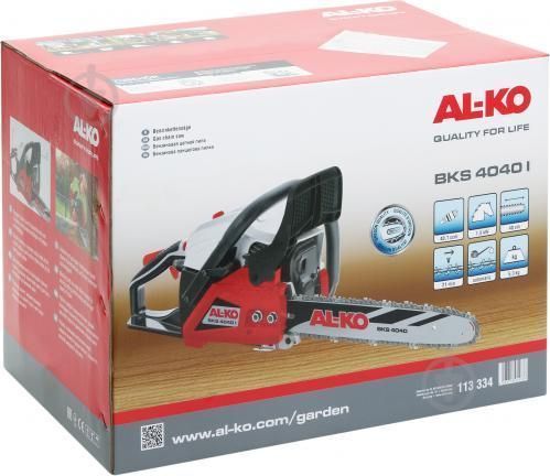 Професійна бензинова ланцюгова пила (бензопила) AL-KO BKS 4040 (113334) шина Oregon 40см FAY 113186 фото