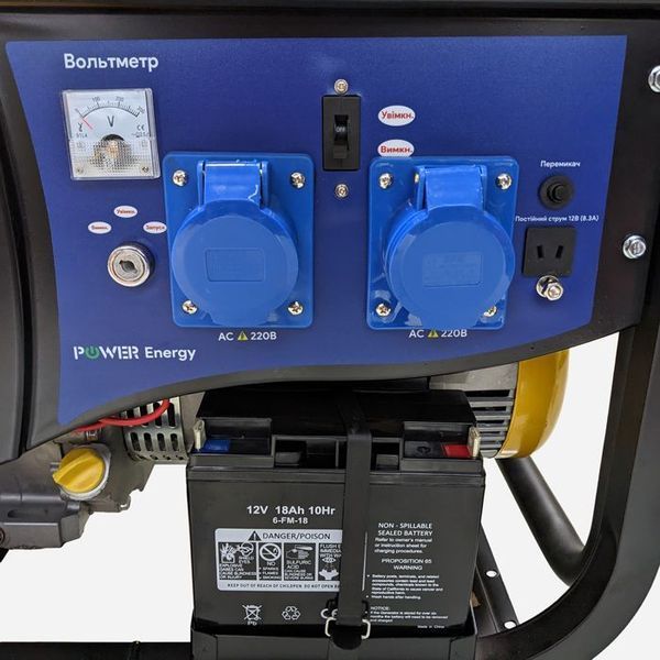 Генератор бензиновий PROFI-TEC PE-9000GE (8.0-8.5 кВт, електростартер) 005114 фото