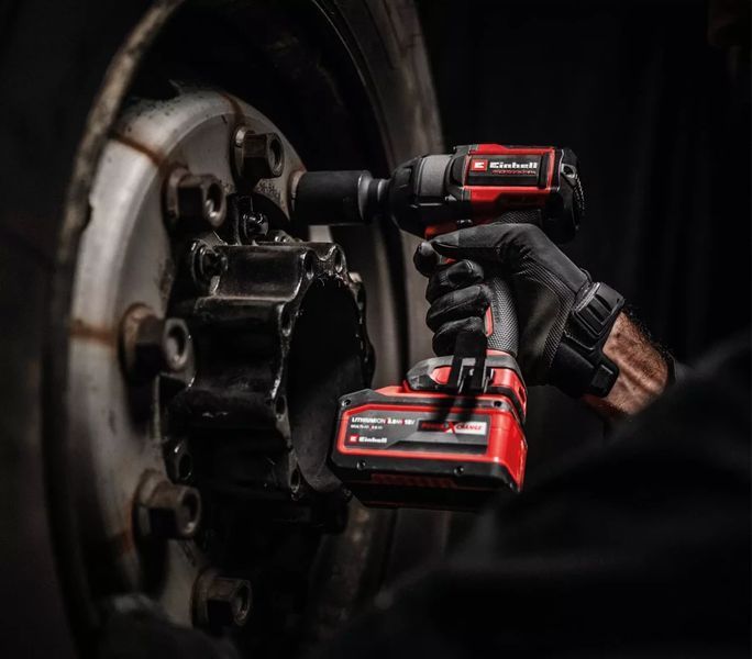 Ударний гайковерт акумуляторний Einhell Professional TP-CW 18/750-C Li BL-Solo (з АКБ 18V 4,0Ah і ЗП) 4510065 4512042 фото