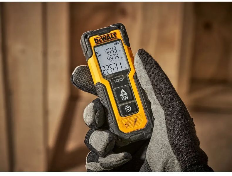 Професійний лазерний далекомір DeWALT DWHT77100 : 30 м електронна лазерна рулетка DWHT77100 фото