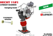 Вибронога двигатель от Loncin HECHT 1121 (плита 28&times;34см/сила 10 кН) HECHT1121 фото 2
