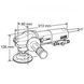 Профессиональная полировальная шлифмашина Makita PW 5000 CH : 900 Вт, диск 100-125 см, 4400 об/мин PW5000CH фото 10